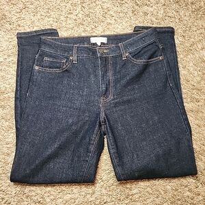 Harper Heritage Womens Jeans Size 28 High Rise Skinny Dark Blue Straight